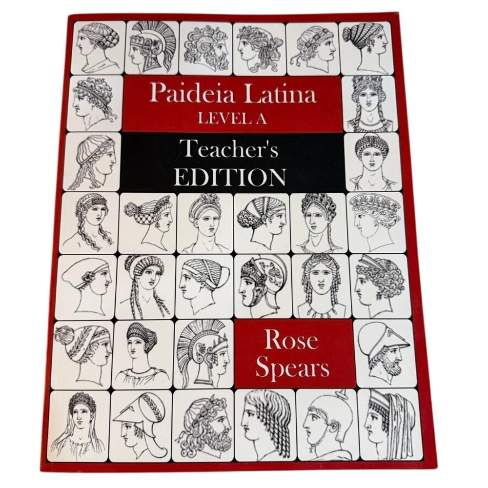 Madison Street Paideia Latina Level A Teacher Edition Rose Spears Red Excellent